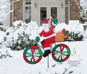 30 in. Bike Spinner - Santa