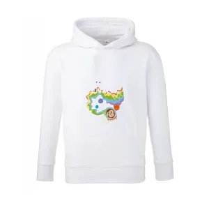 A Monkeys - Pink Kids Hoodie
