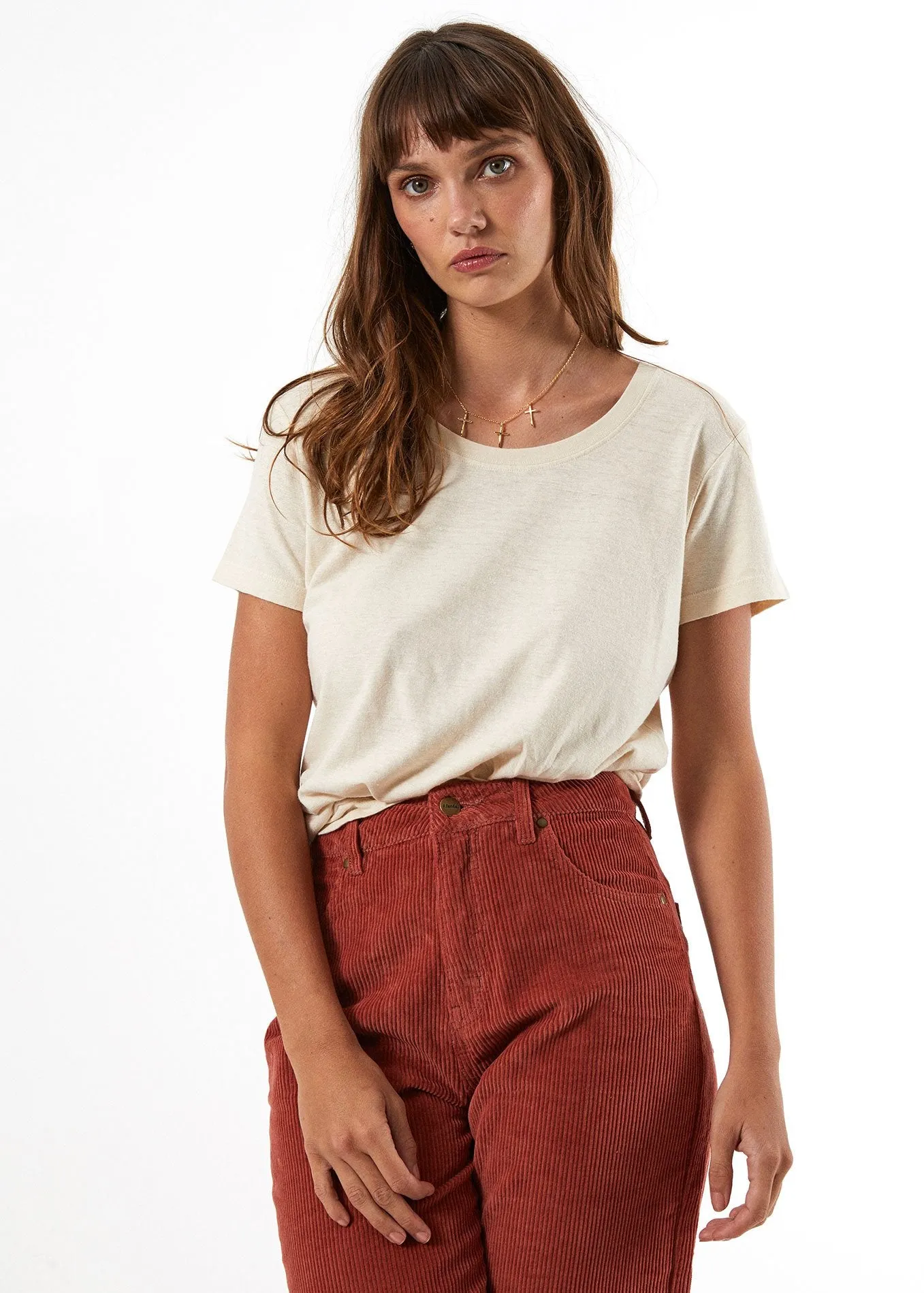Afends Womens Hemp Basics - Standard Fit Tee 2.0