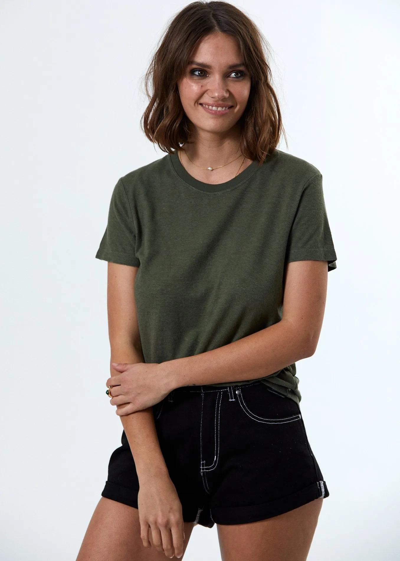 Afends Womens Hemp Basics - Standard Fit Tee 2.0