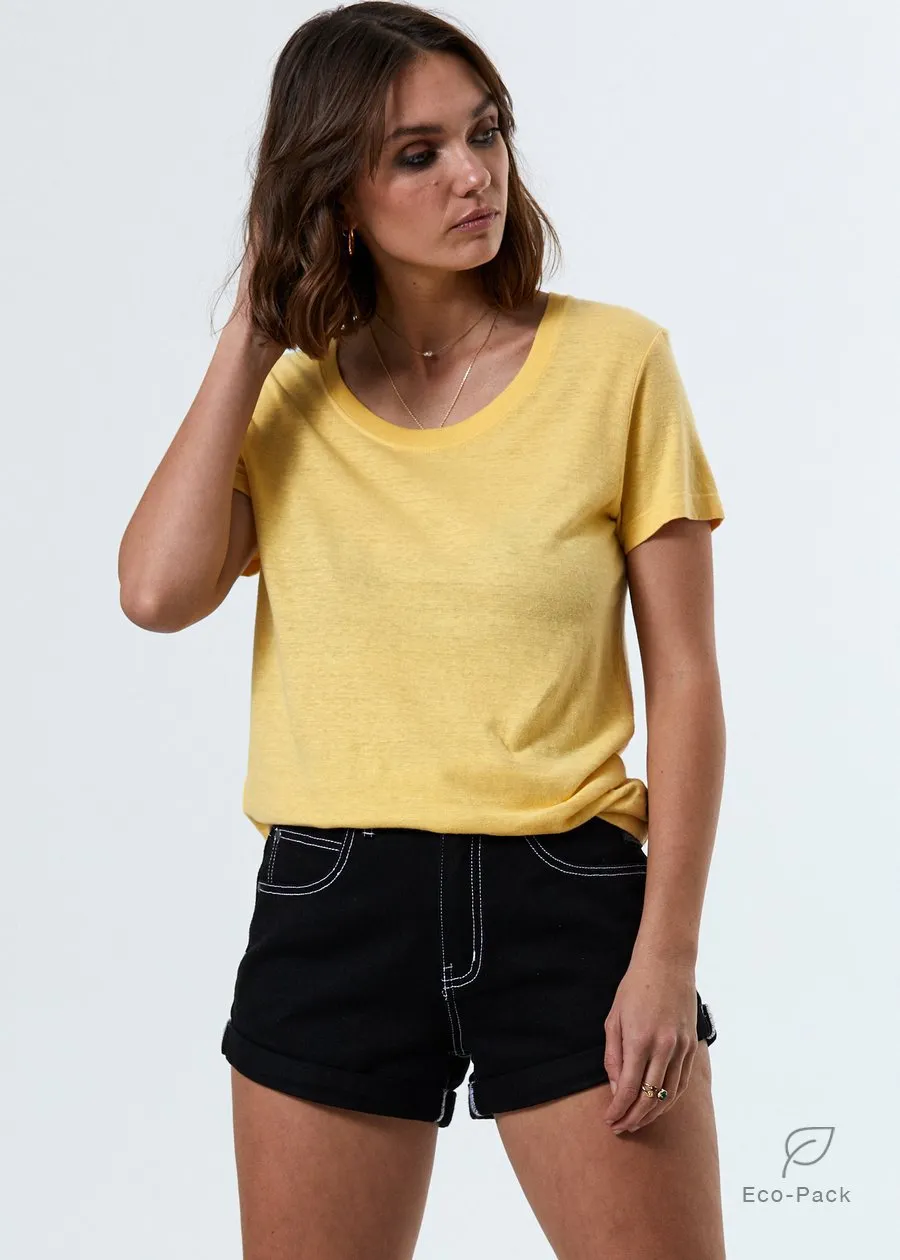 Afends Womens Hemp Basics - Standard Fit Tee 2.0