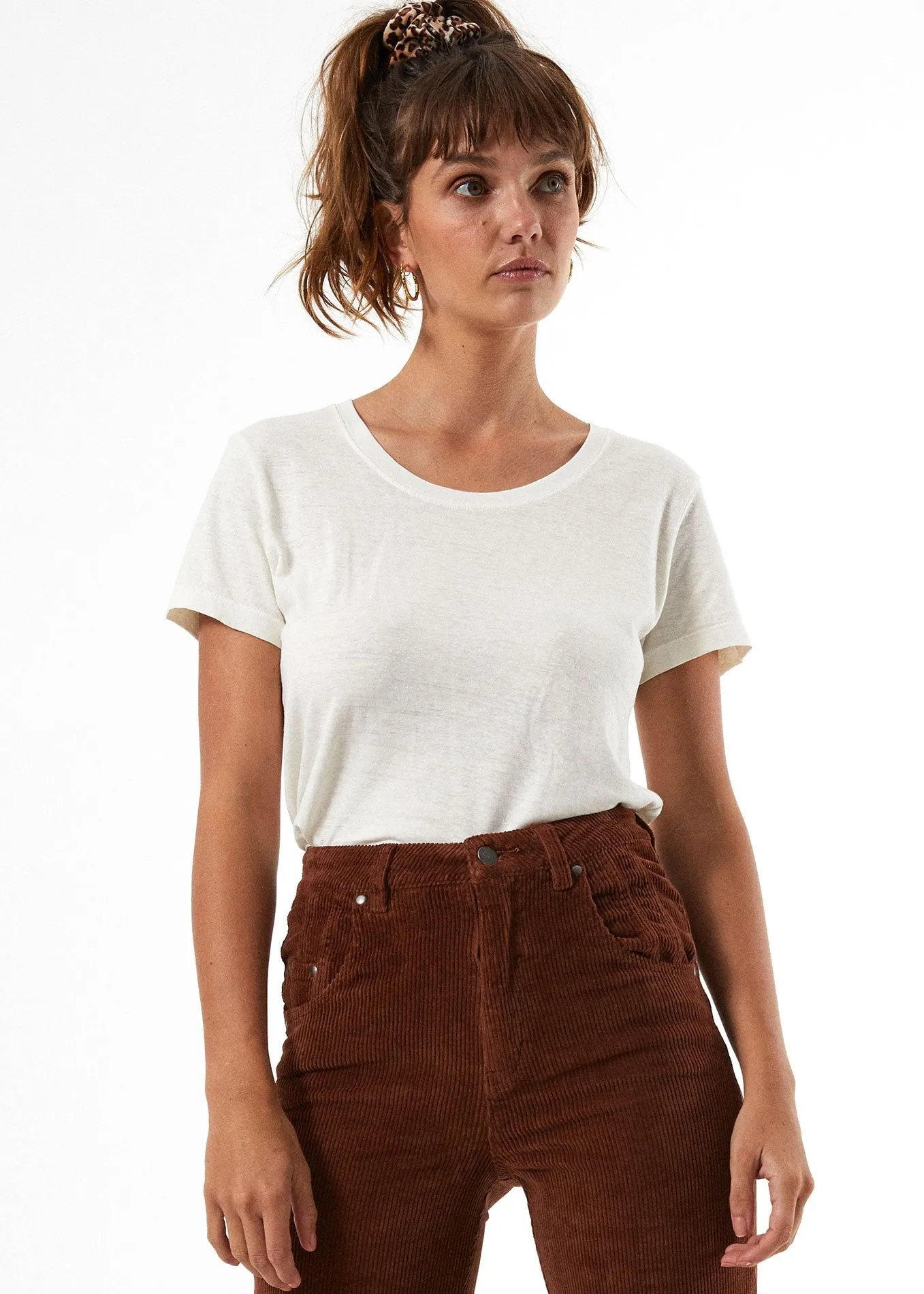 Afends Womens Hemp Basics - Standard Fit Tee 2.0