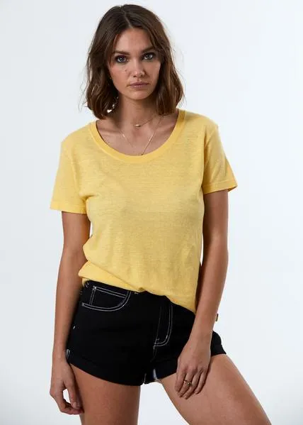 Afends Womens Hemp Basics - Standard Fit Tee 2.0