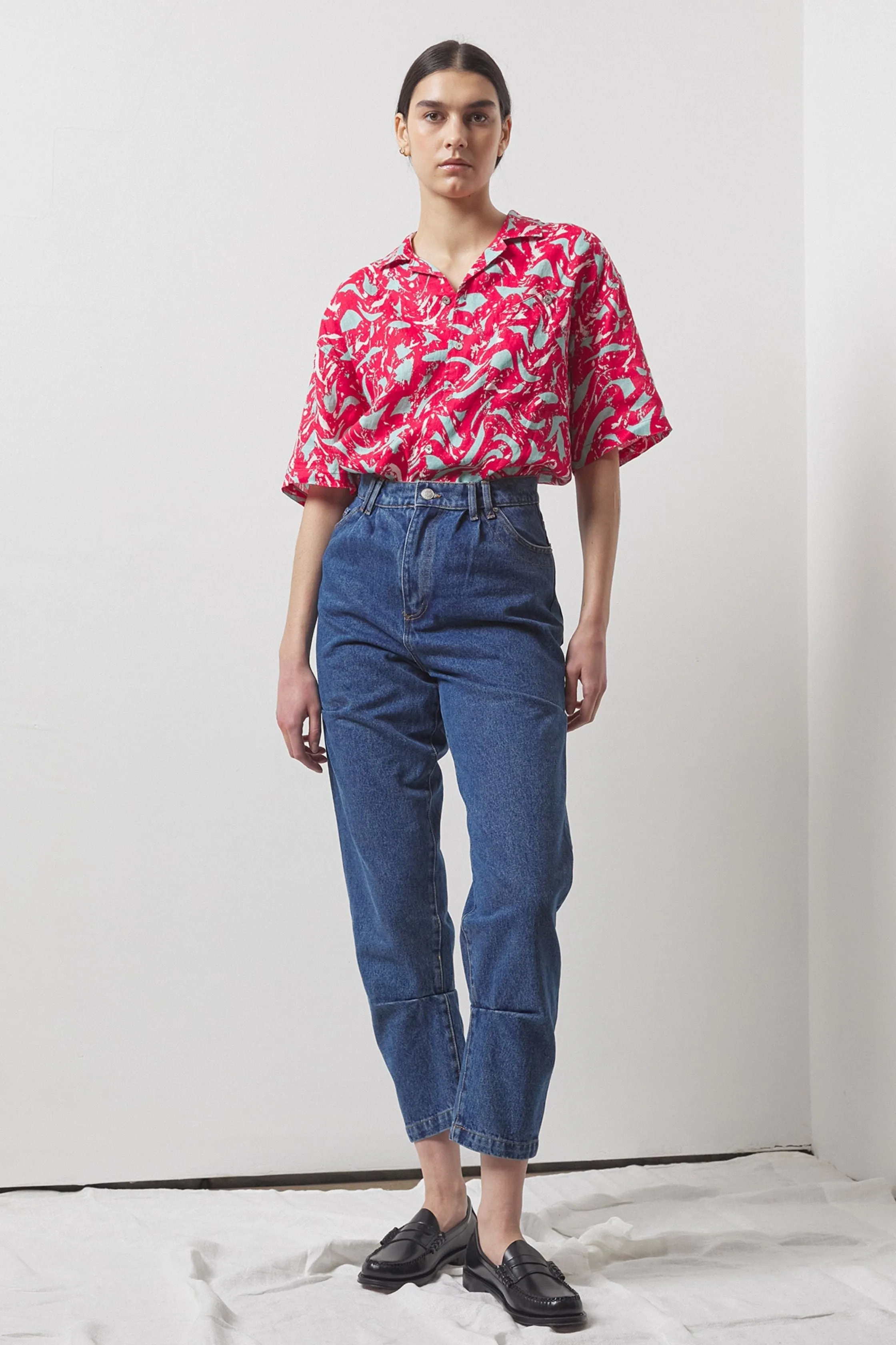 Aken Dark Blue Jeans