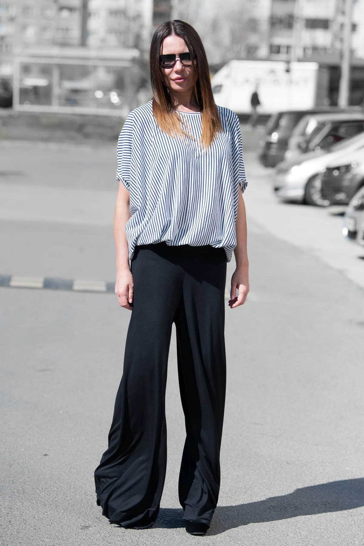 Andrea Wide Jersey Pants