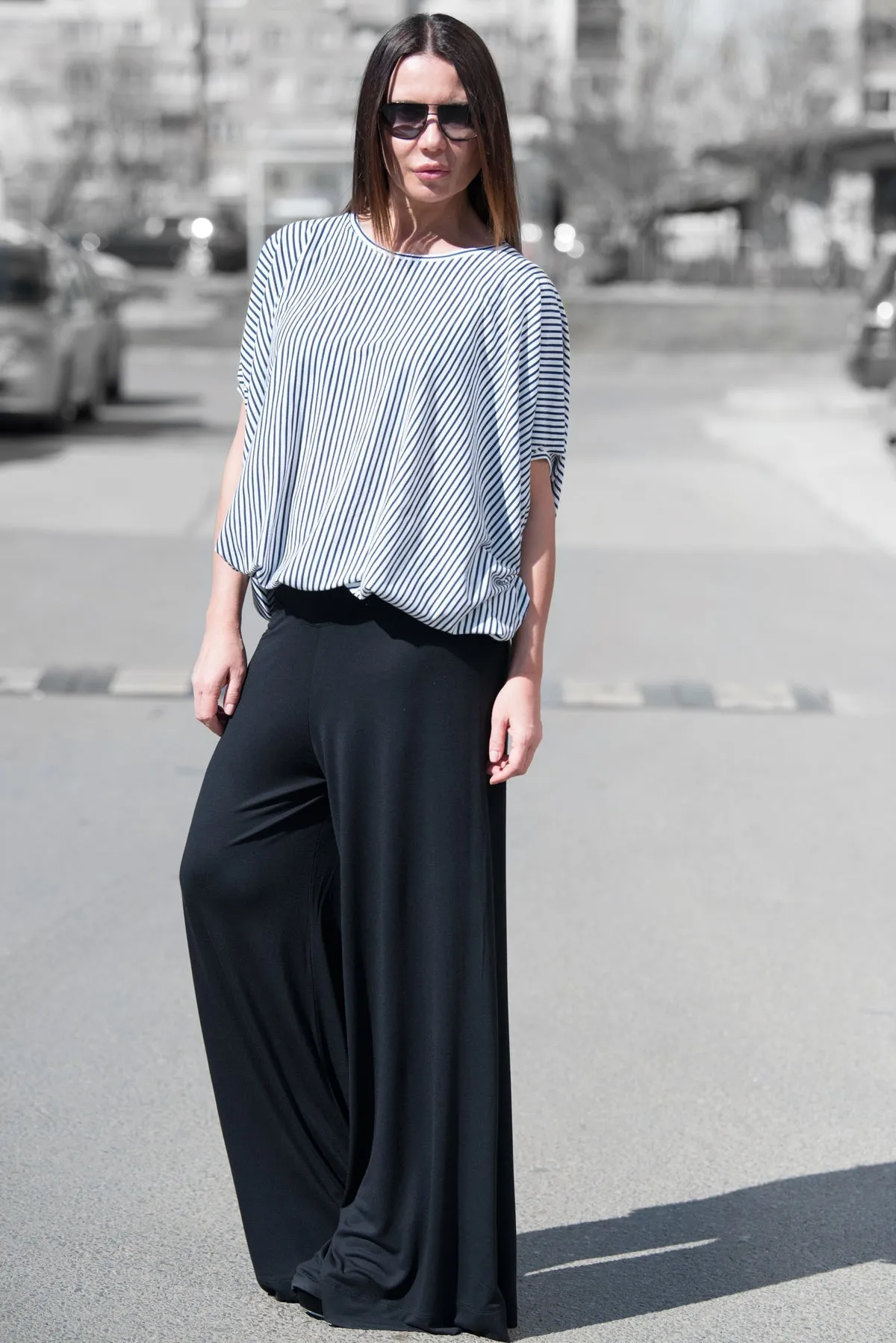 Andrea Wide Jersey Pants