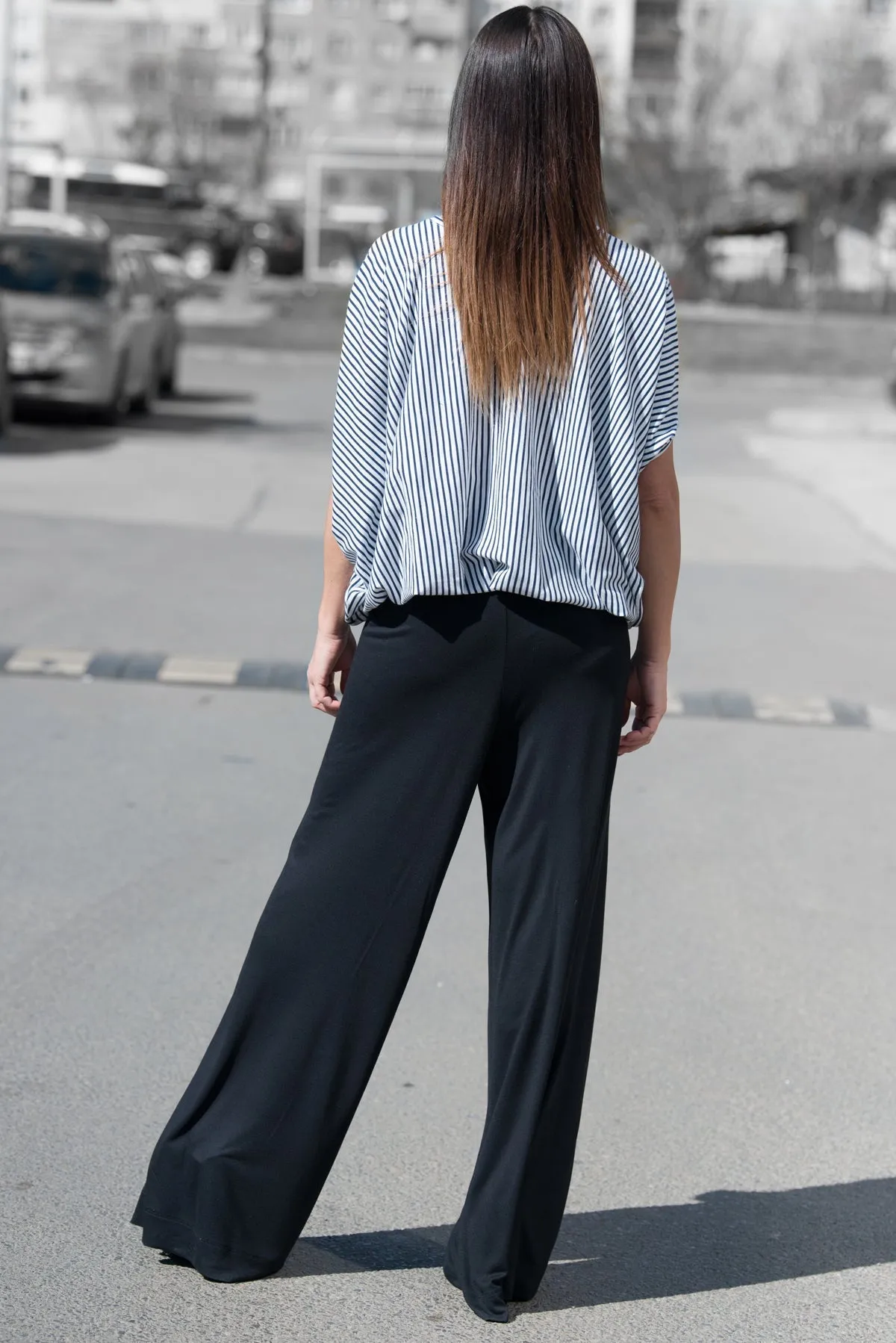 Andrea Wide Jersey Pants