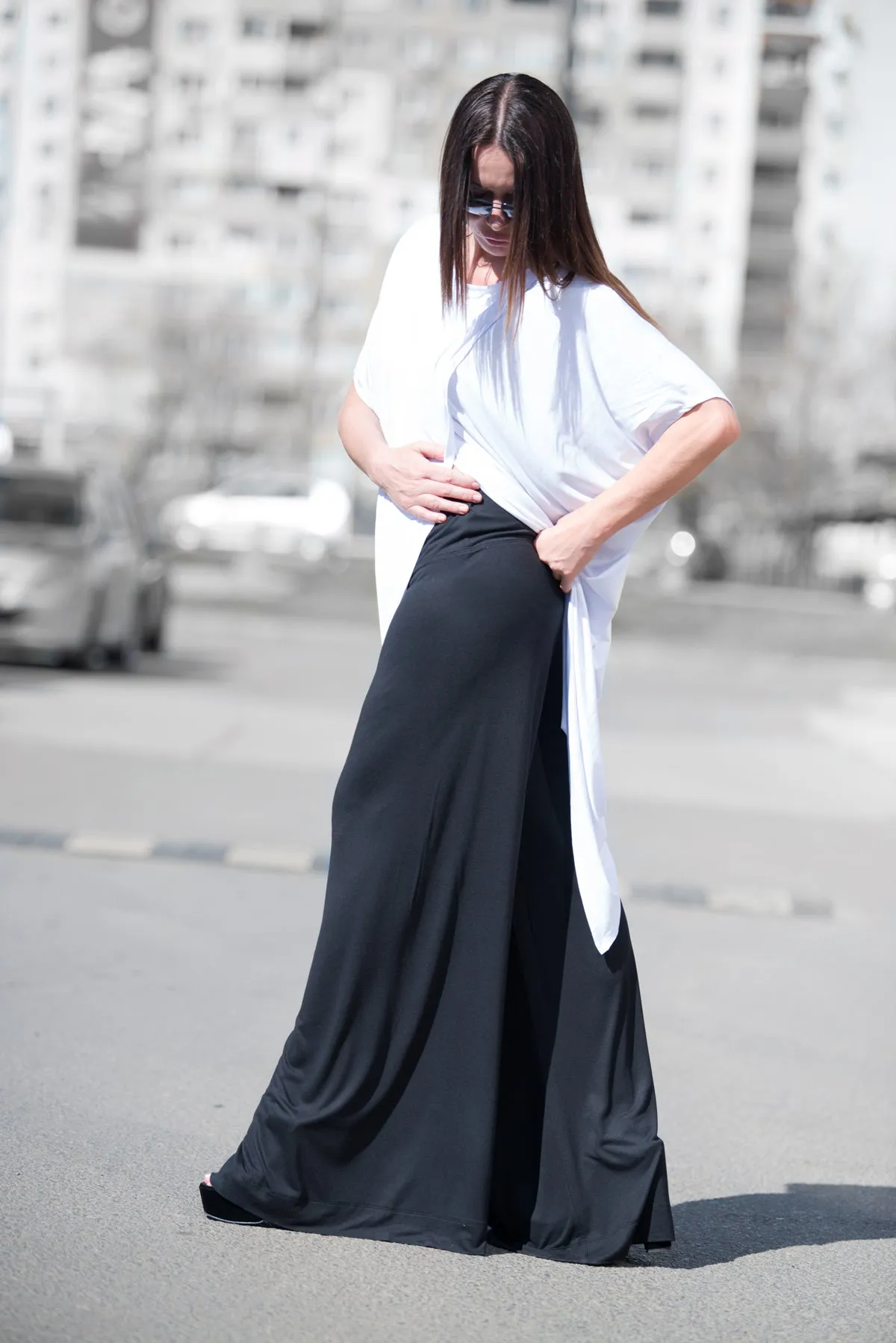 Andrea Wide Jersey Pants