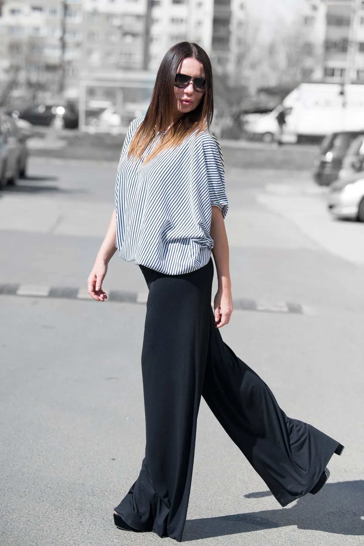 Andrea Wide Jersey Pants