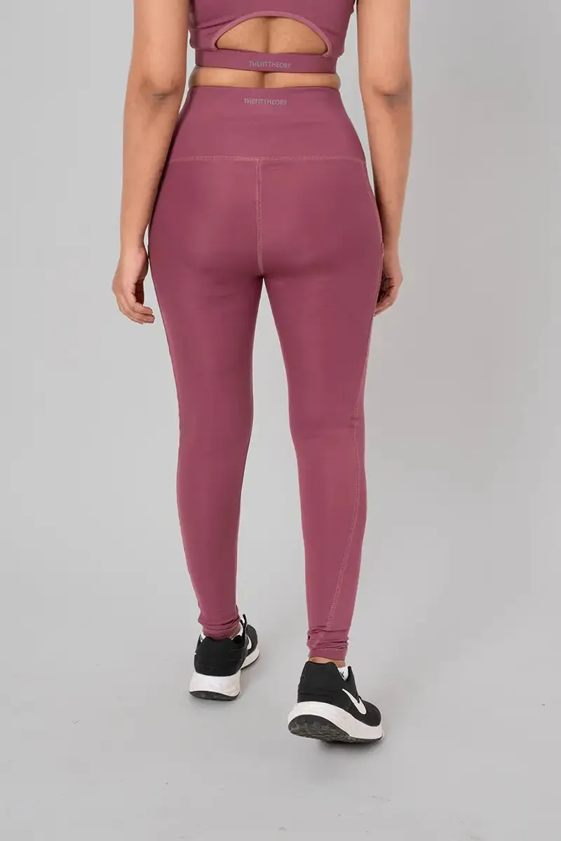 Anywhere Women's Leggings with Side Pockets - Orchid