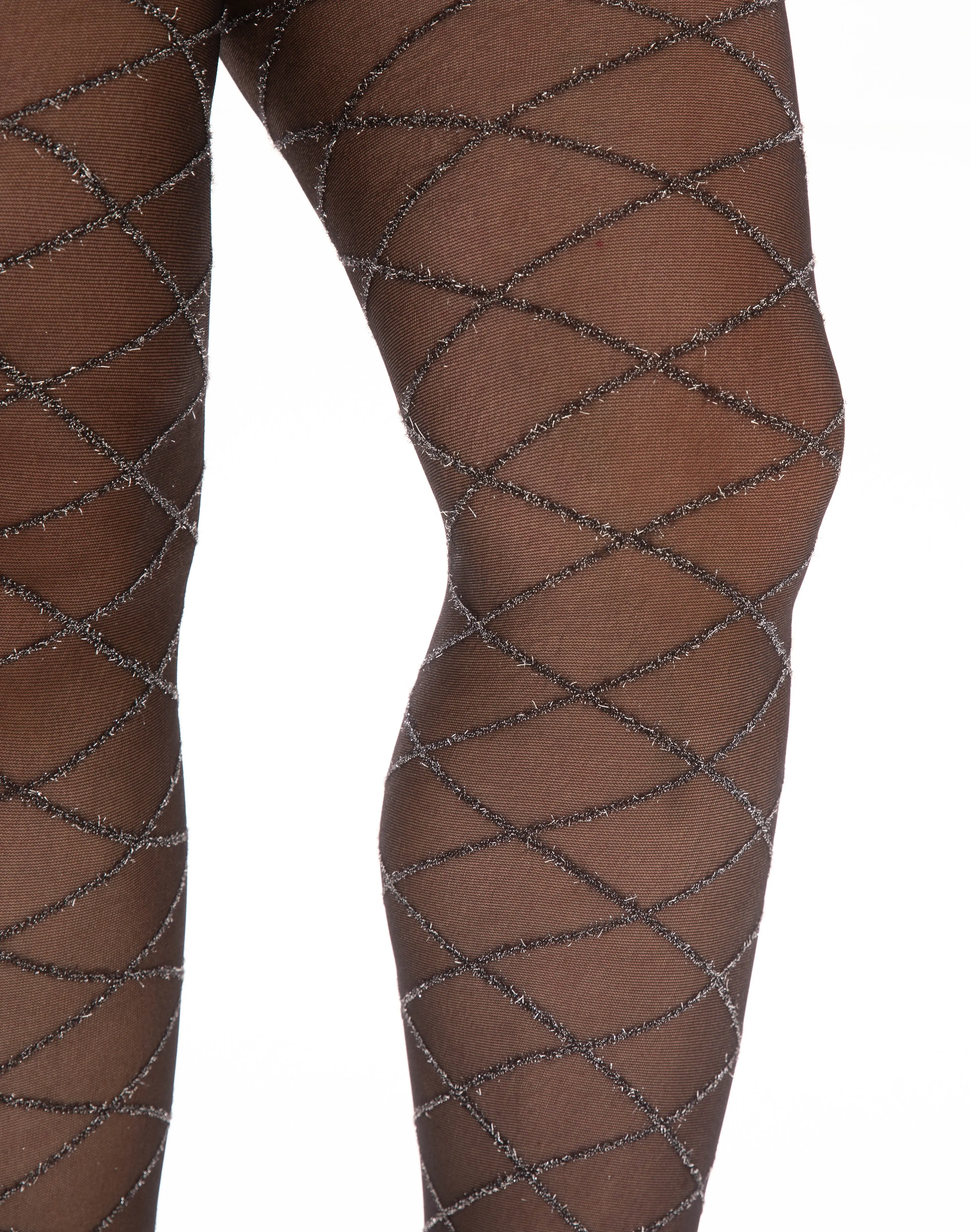 Argyll Glitter Curvy Super Stretch Tights