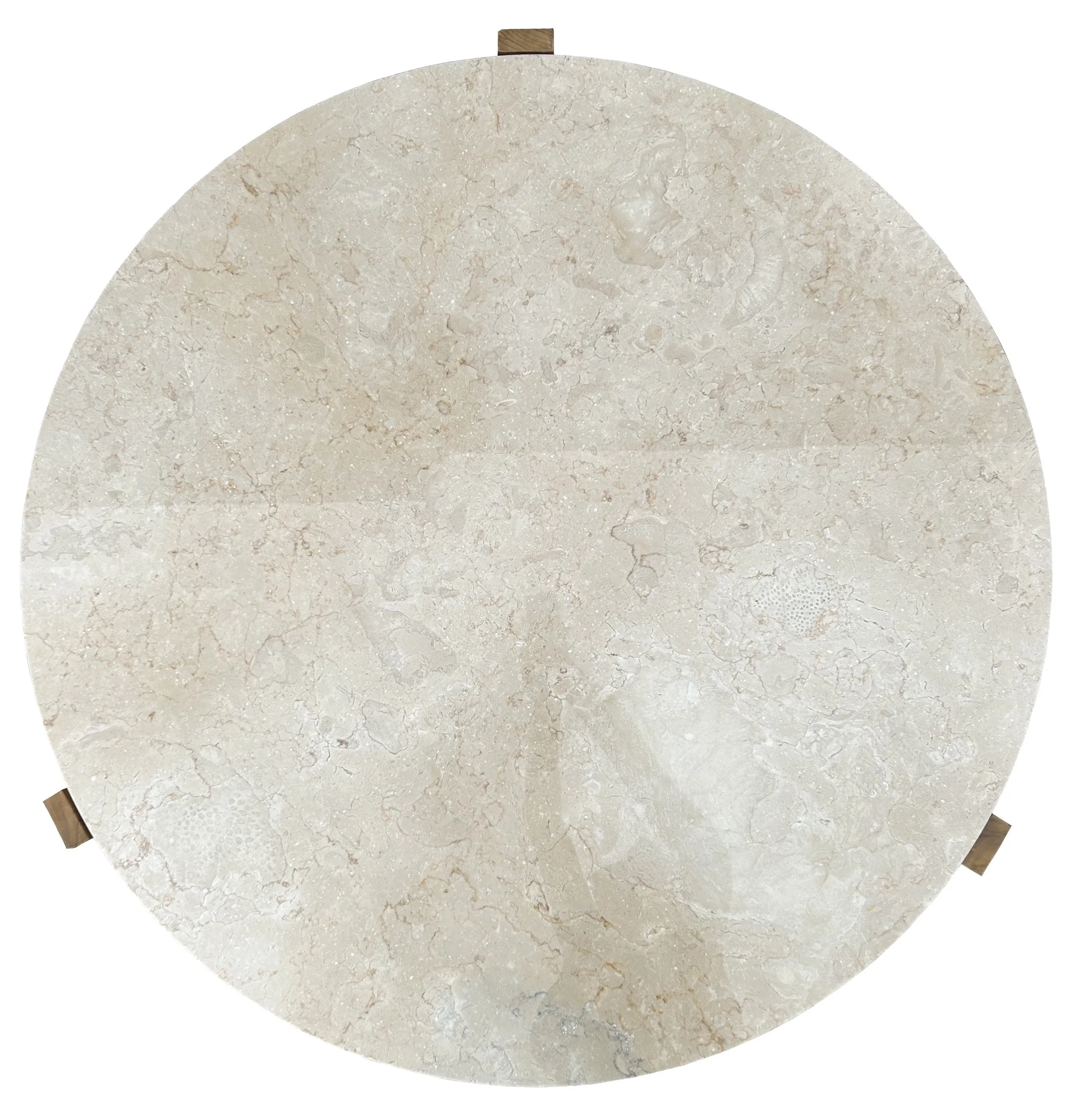 Bali Marble Coffee Table with Teak Base