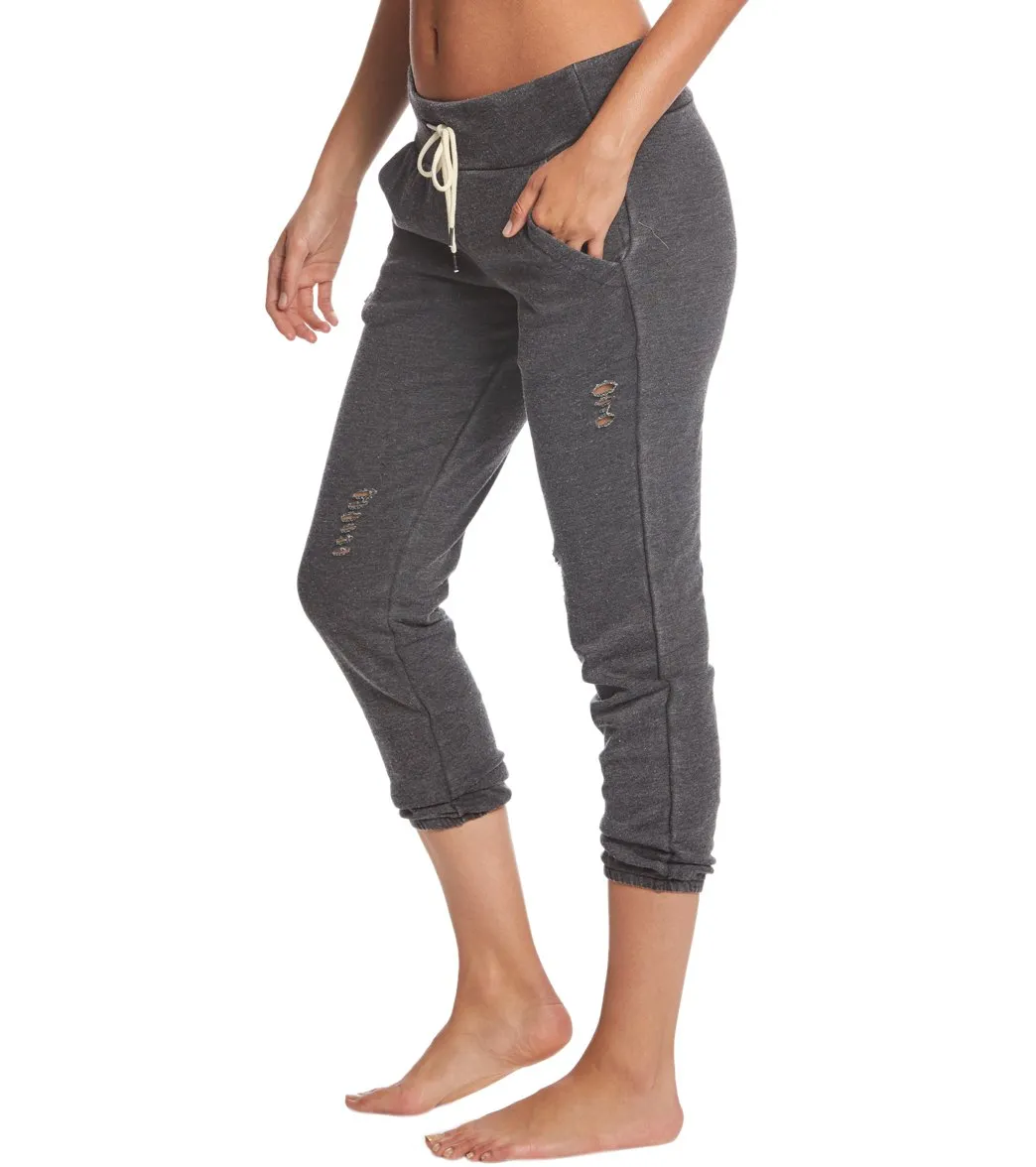 Betsey Johnson Performance Distressed Sweatpants