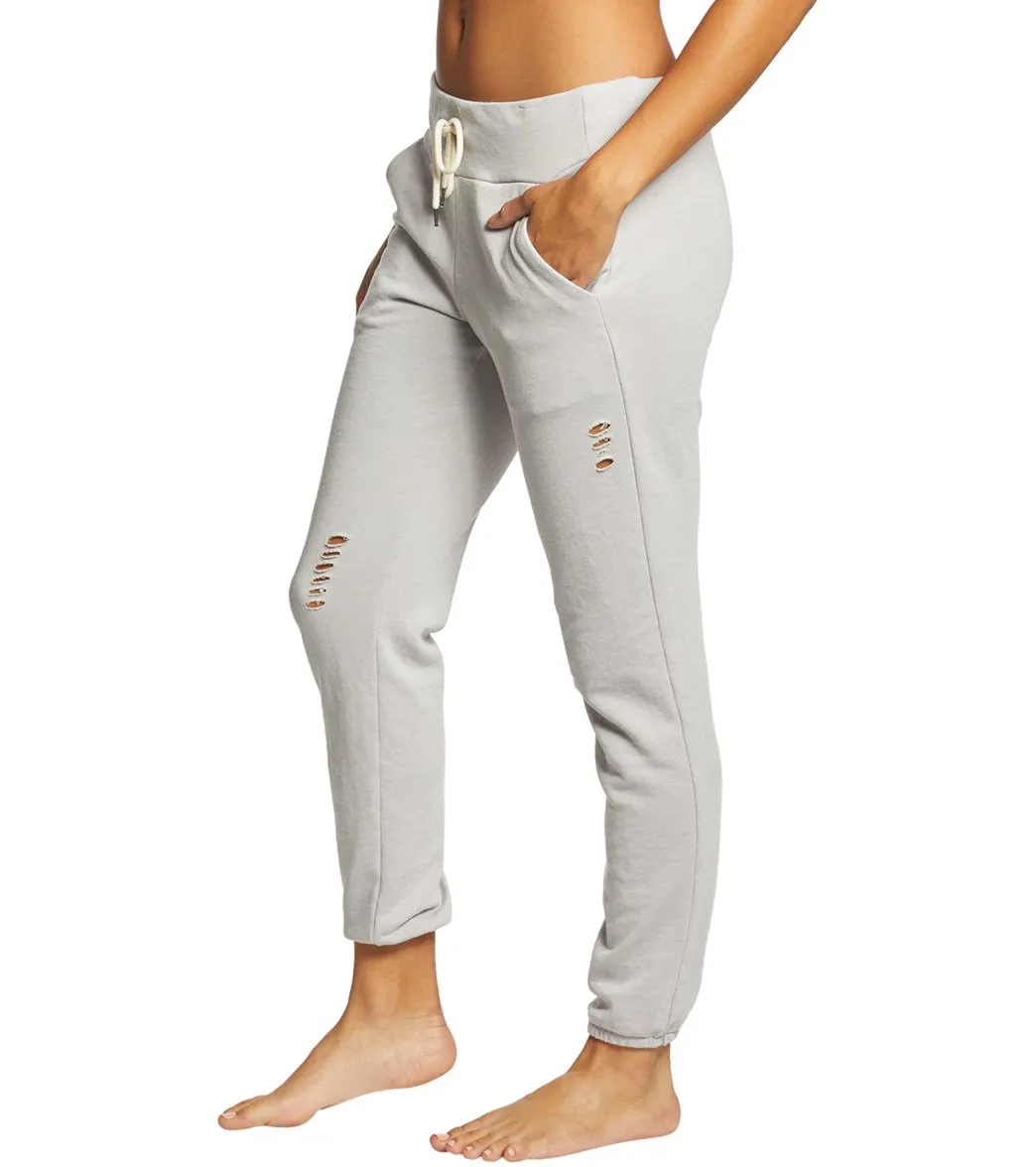 Betsey Johnson Performance Distressed Sweatpants