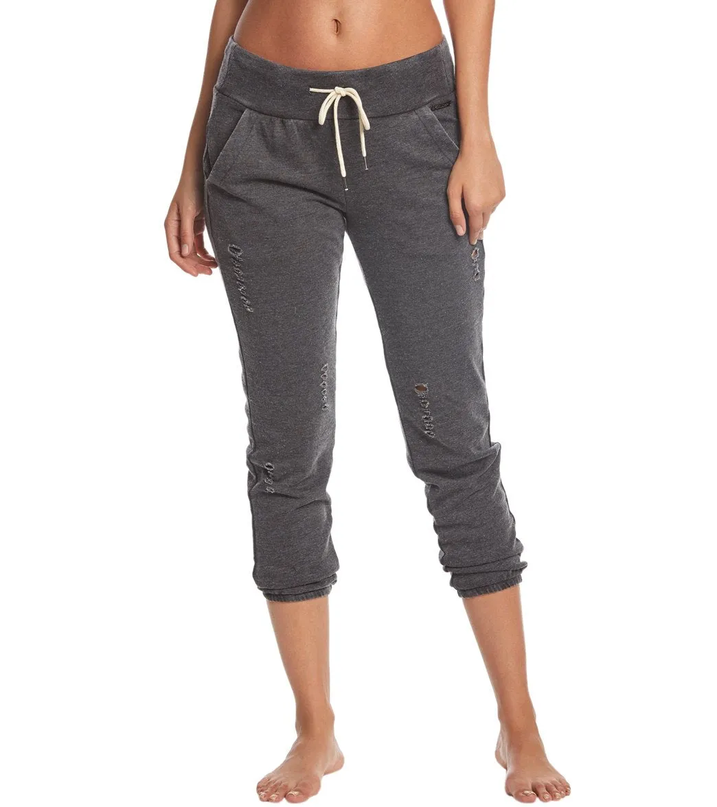 Betsey Johnson Performance Distressed Sweatpants