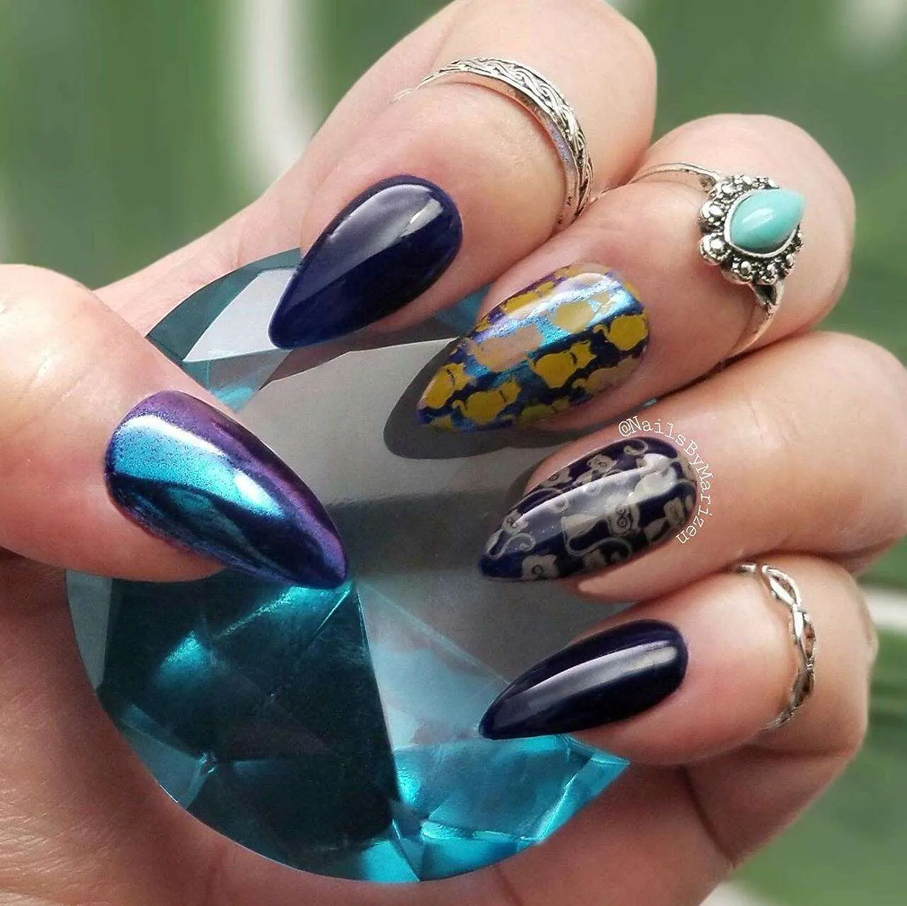 Blue Gel Polish (030)