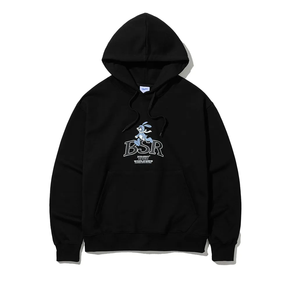 BSR SUNDAY RABBIT HOODIE BLACK