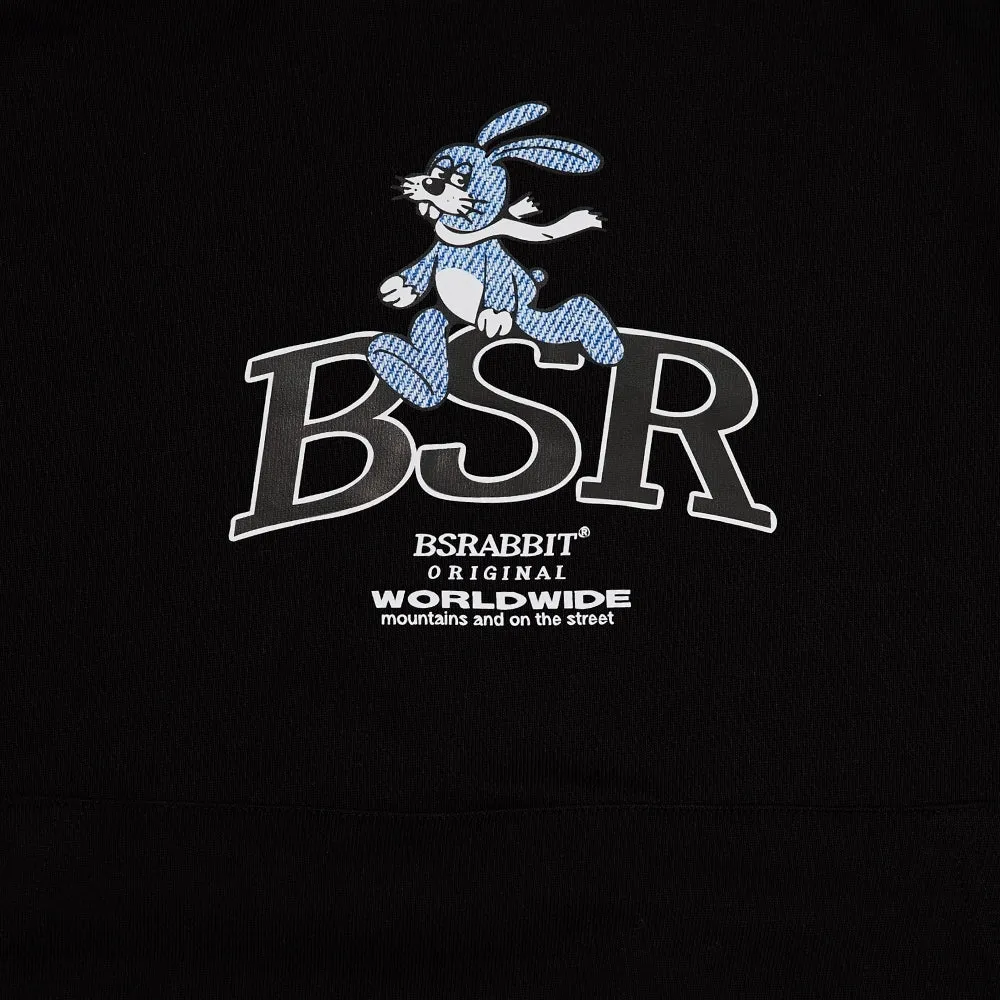 BSR SUNDAY RABBIT HOODIE BLACK