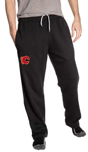 Calgary Flames Embroidered Logo Sweatpants for Men