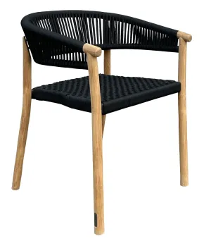 Chalet Dining Chair - Black Rope