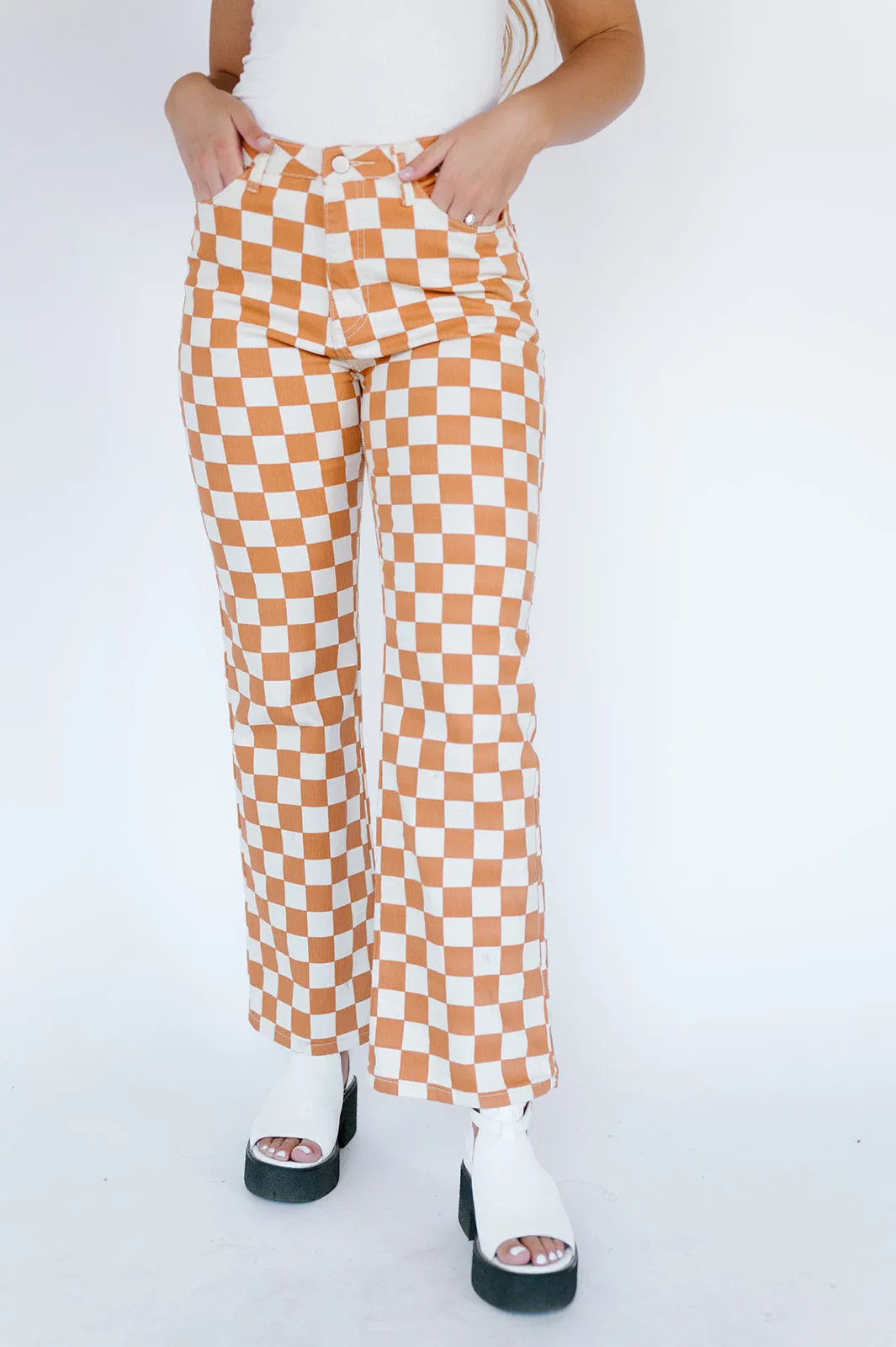 Check Up on It Checkered Pants