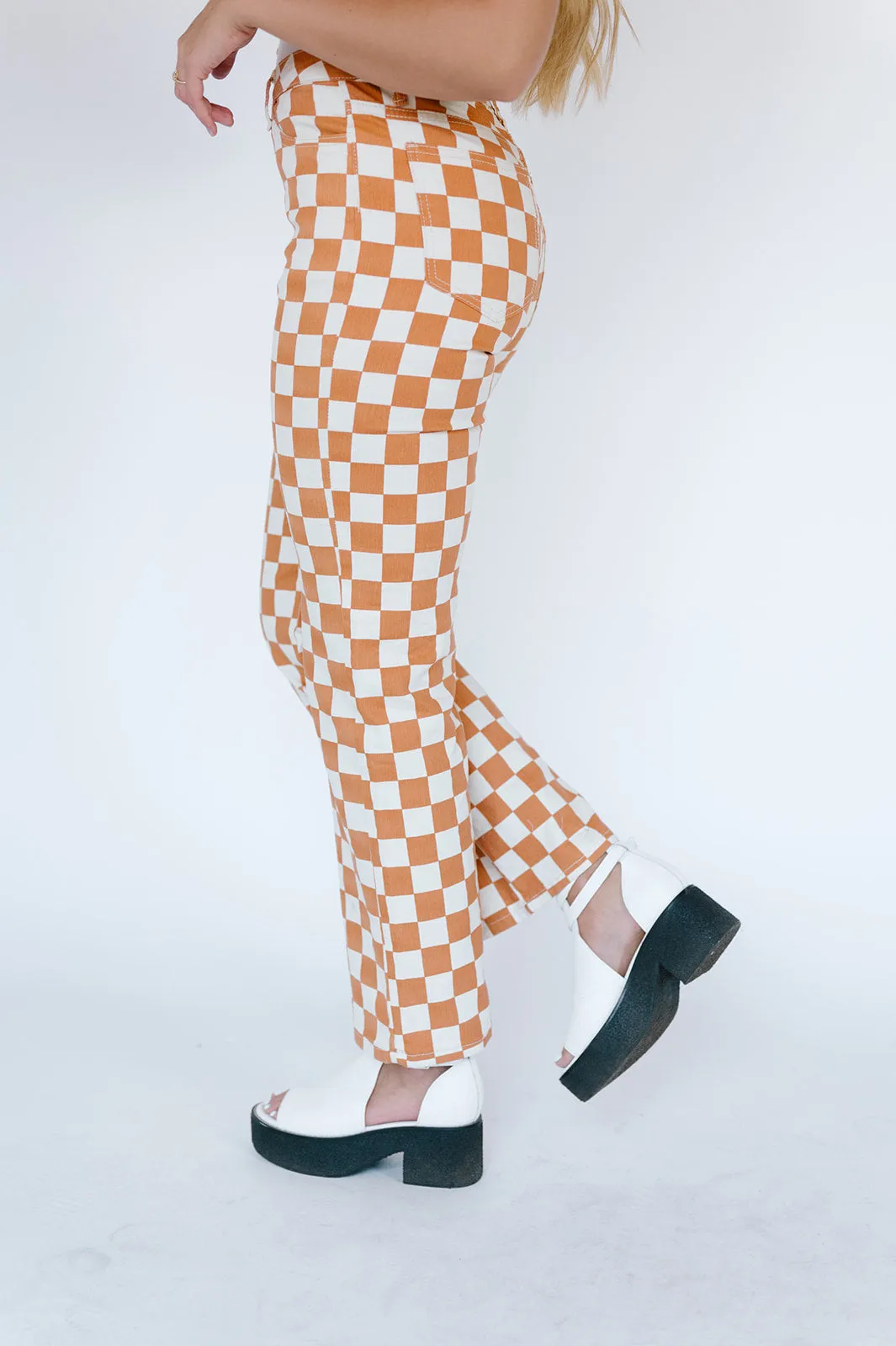 Check Up on It Checkered Pants