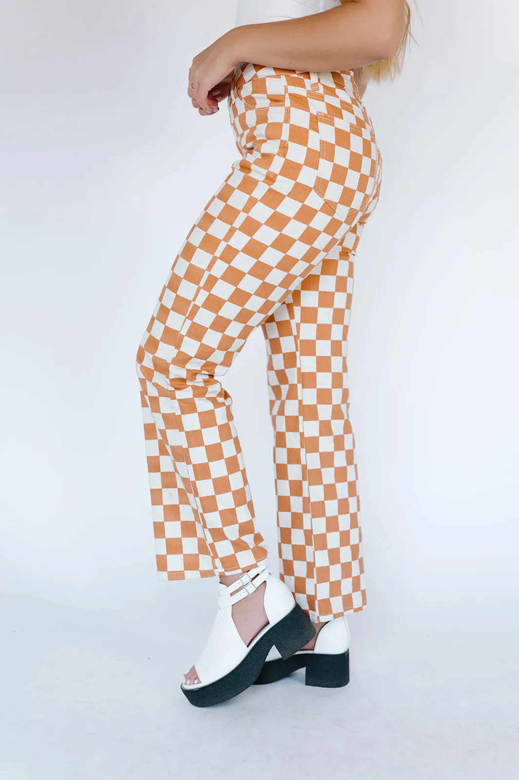 Check Up on It Checkered Pants