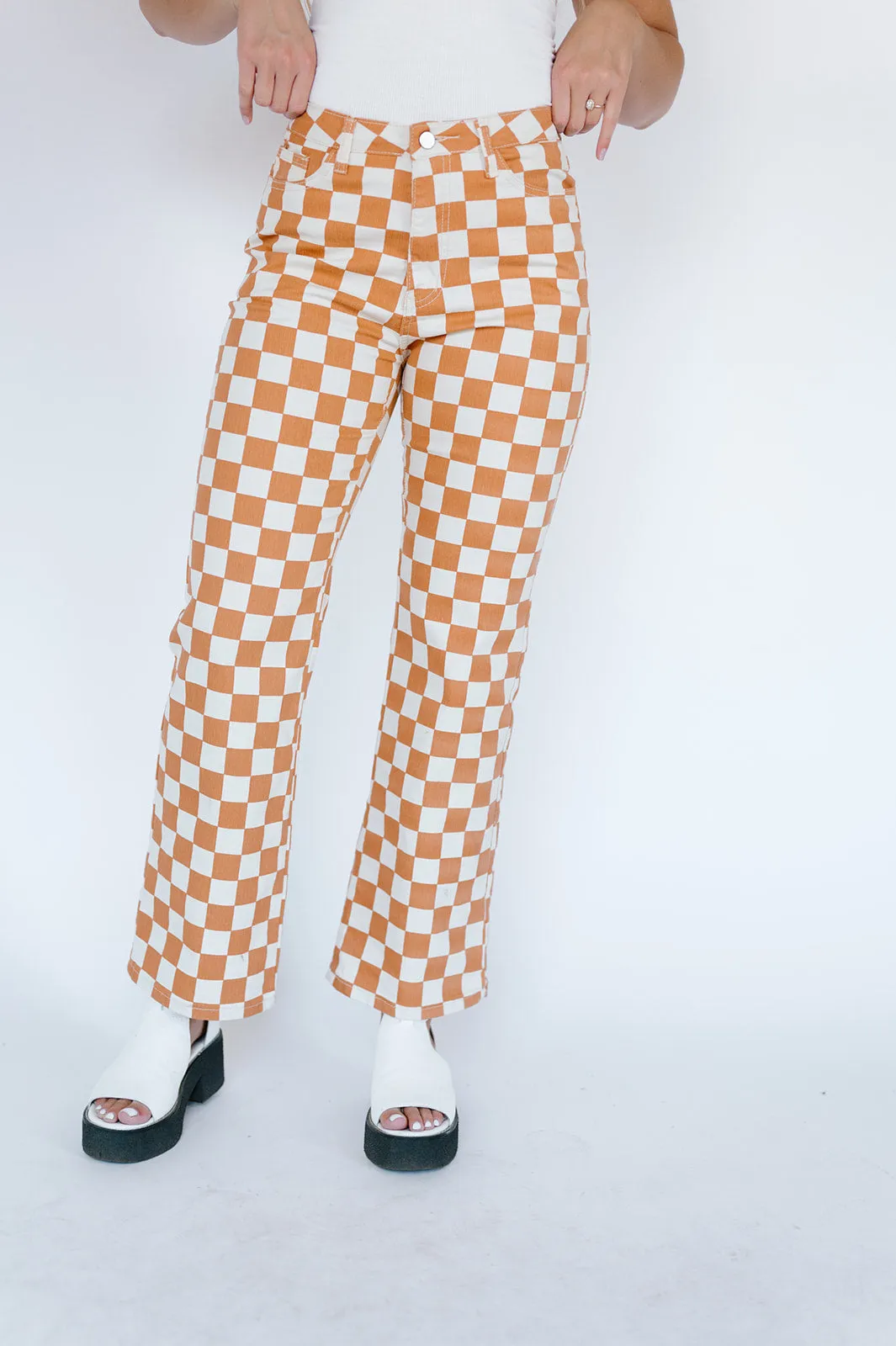 Check Up on It Checkered Pants