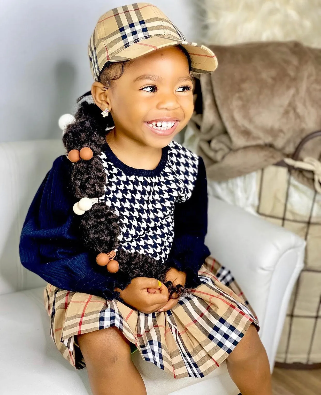 Clueless Houndstooth  Top