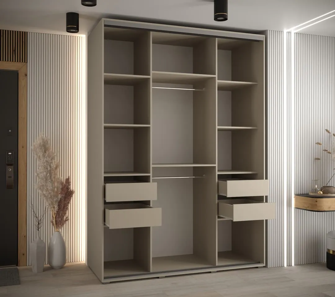 Dakota I Sliding Door Wardrobe 170cm