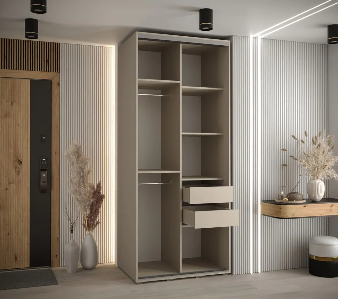 Dakota VI Sliding Door Wardrobe 120cm