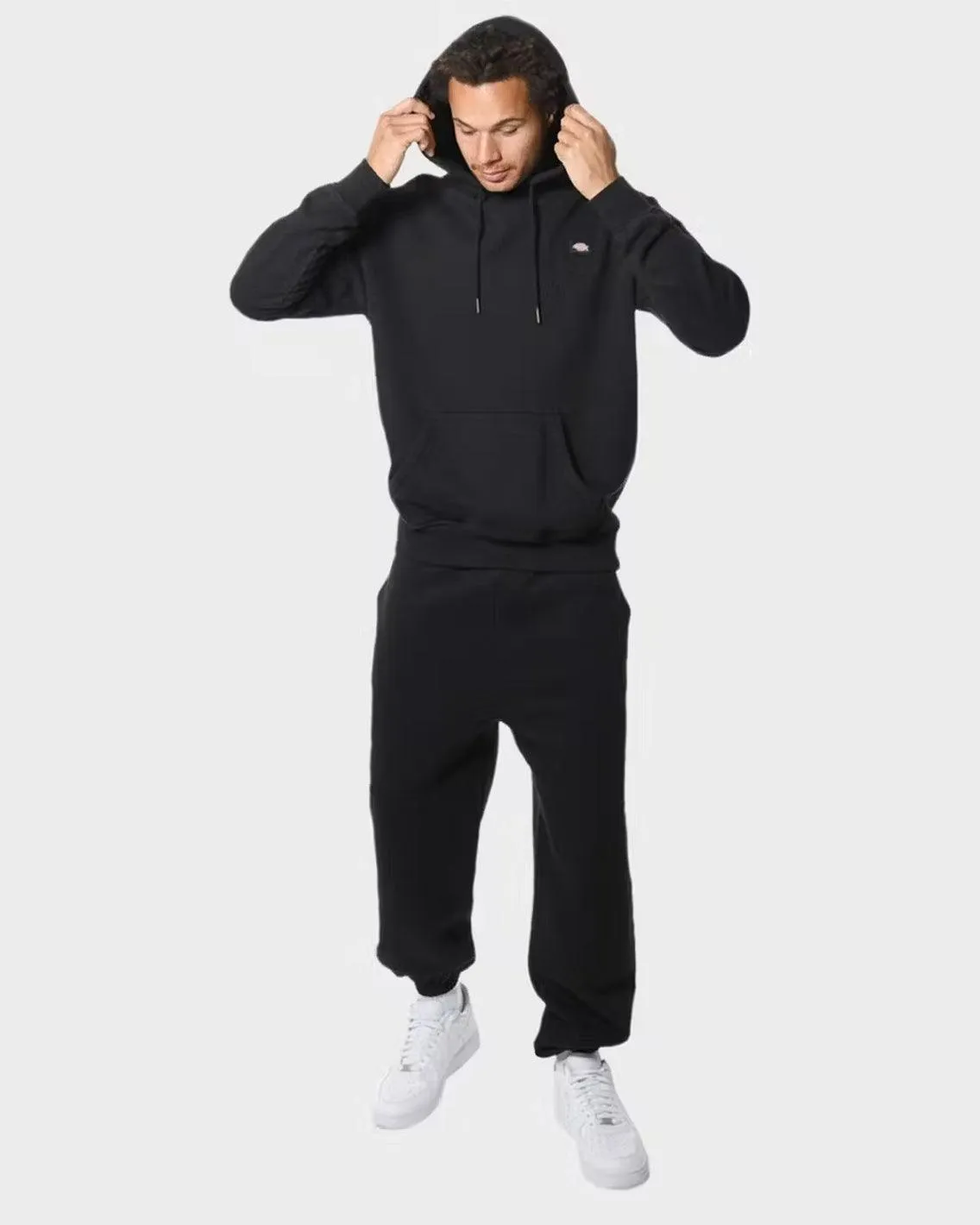 Dickies - Classic Label Washed Pullover Hoody - Black