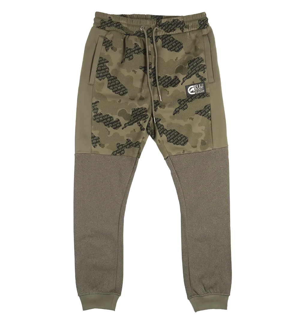 ECKO UNLTD FLEECE JOGGER PANTS OLIVE CAMO - EO31G690