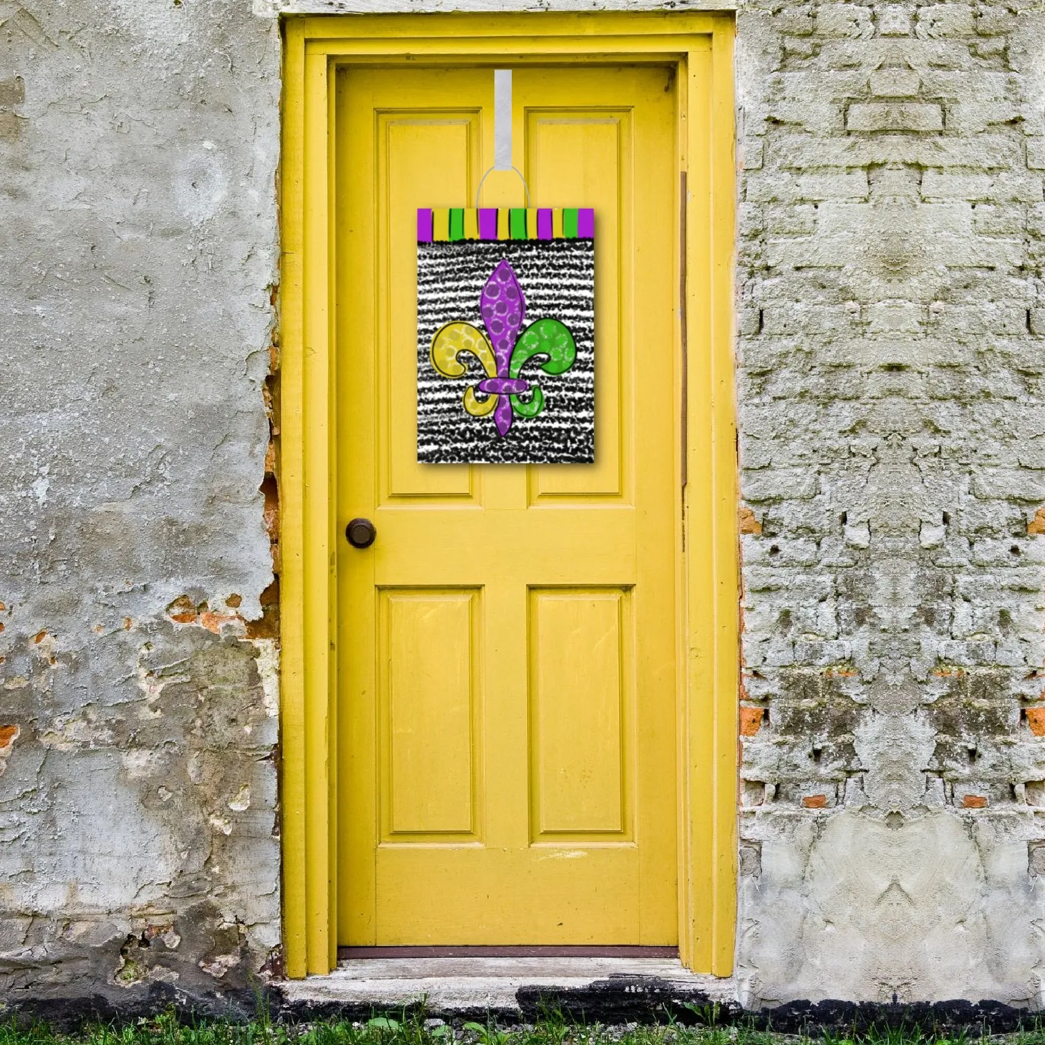 Fleur De Lis Door Hanger