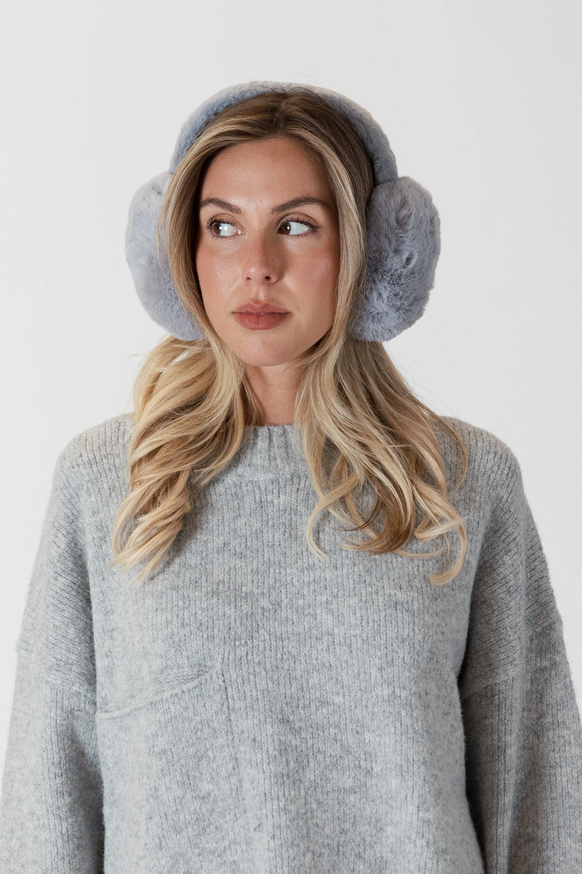 FUZZY EARMUFFS (VARIOUS COLOURS)