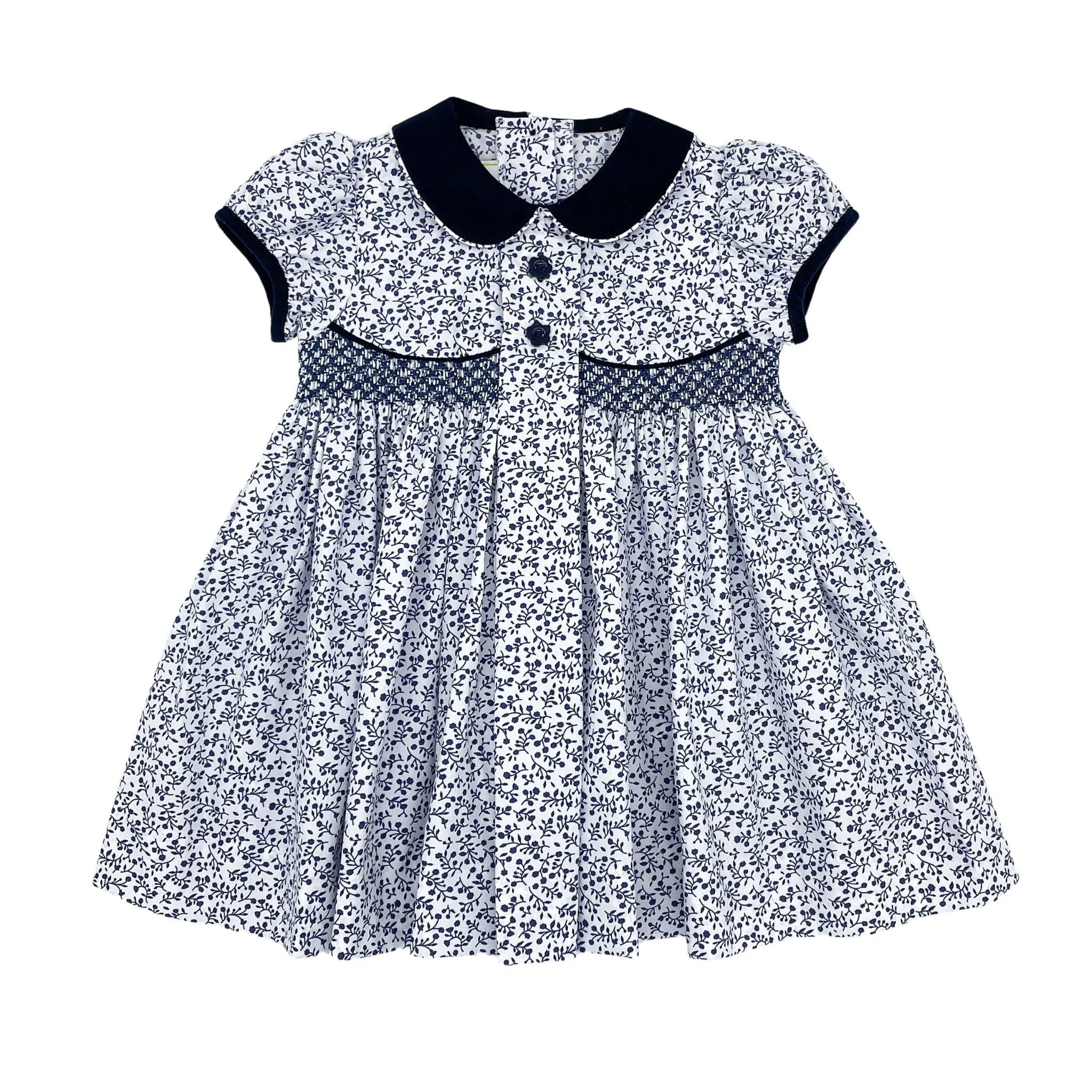 Georgia Smocked Dress - Sarasota Floral - FINAL SALE