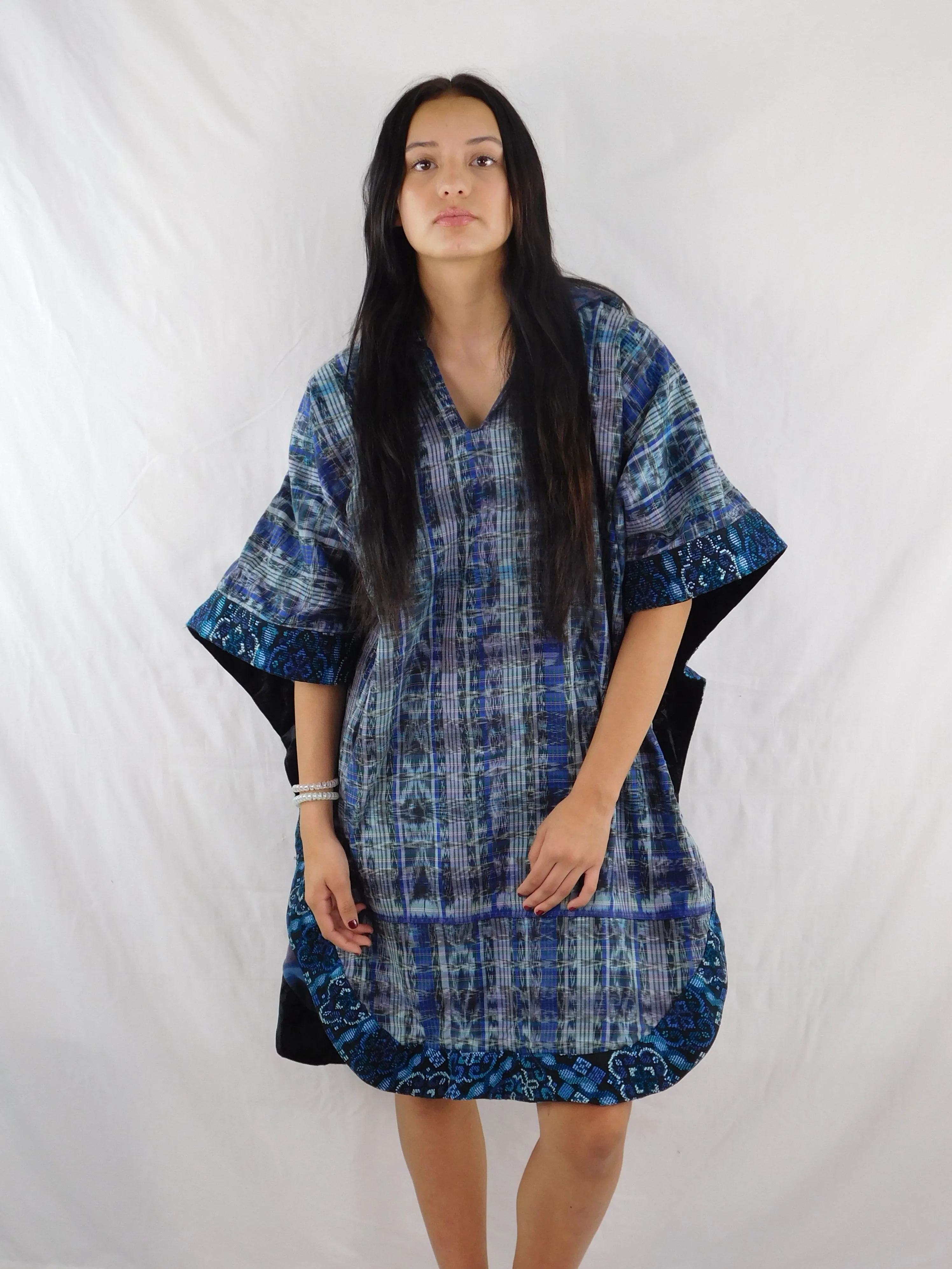 Hand-Woven Hooded Poncho