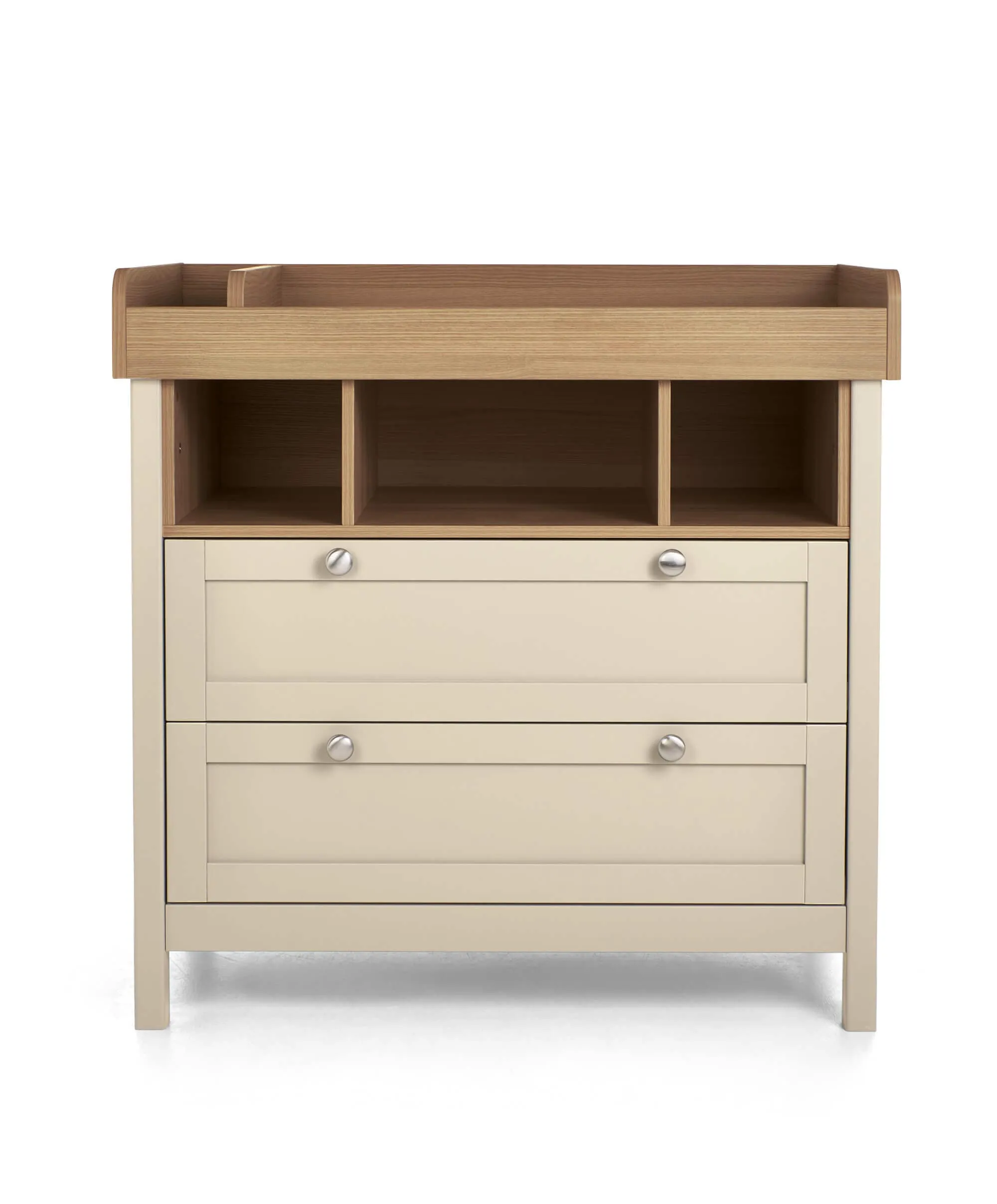 Harwell 3 Piece Cotbed Range with Dresser Changer & Wardrobe - Cashmere