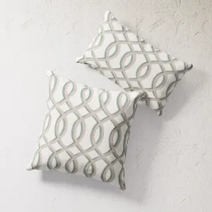 Indoor / Outdoor Pillow - Gatework (Green)