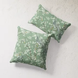 Indoor / Outdoor Pillow - Peacock (Green)