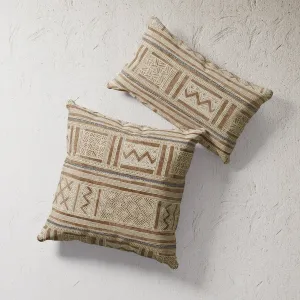 Indoor / Outdoor Pillow - Raw Umber Inlet