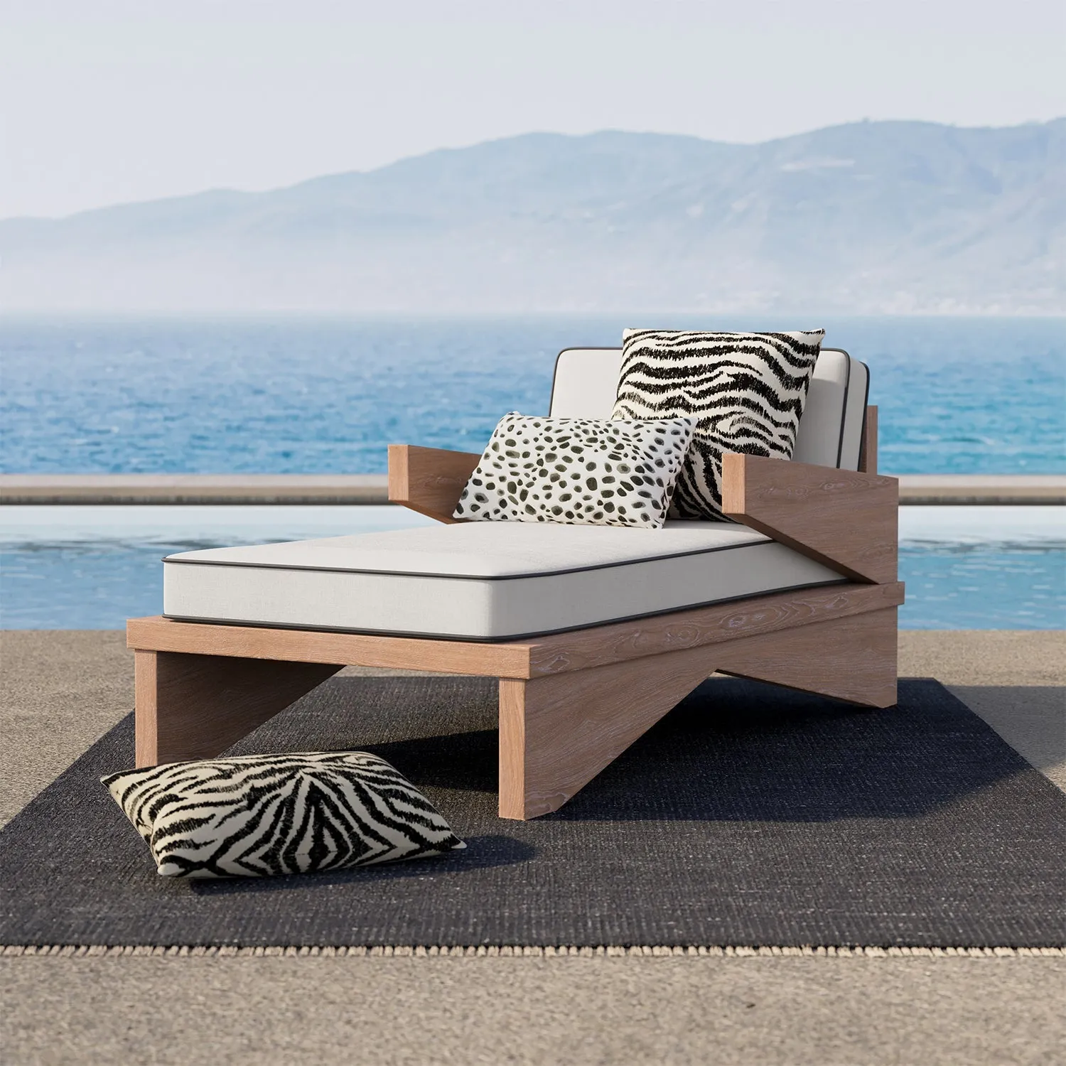 Indoor / Outdoor Pillow - Sketched Zebra