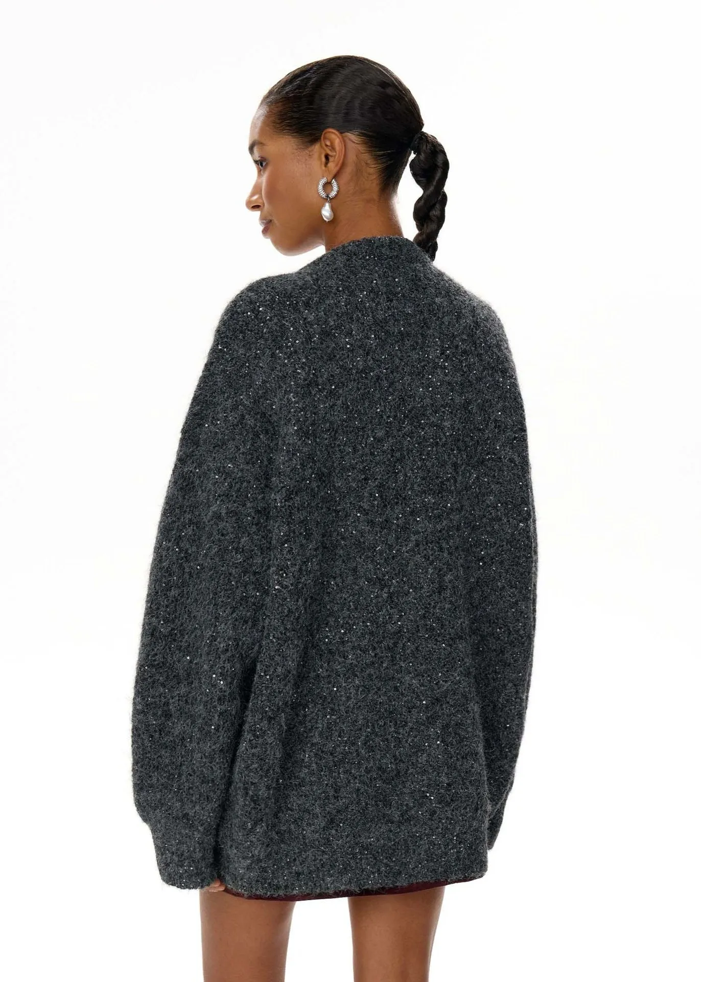 Ivyshape | Button Knit Cardigan