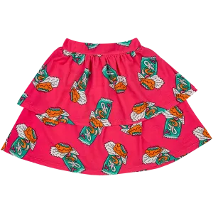 Jelly Alligator Candy Bar Hot Pink Skirt