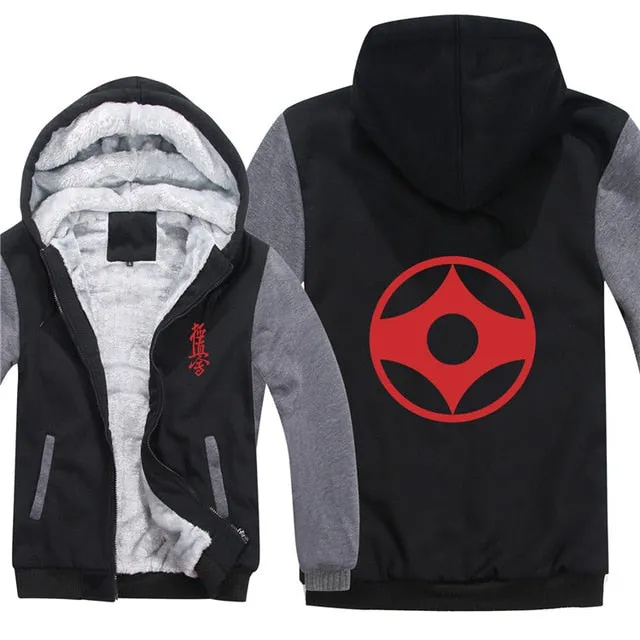 Kyokushin Karate  Pullover  Men Coat  Sweatshirts Hoody bicolored
