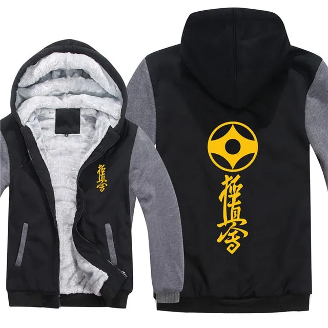 Kyokushin Karate  Pullover  Men Coat  Sweatshirts Hoody bicolored