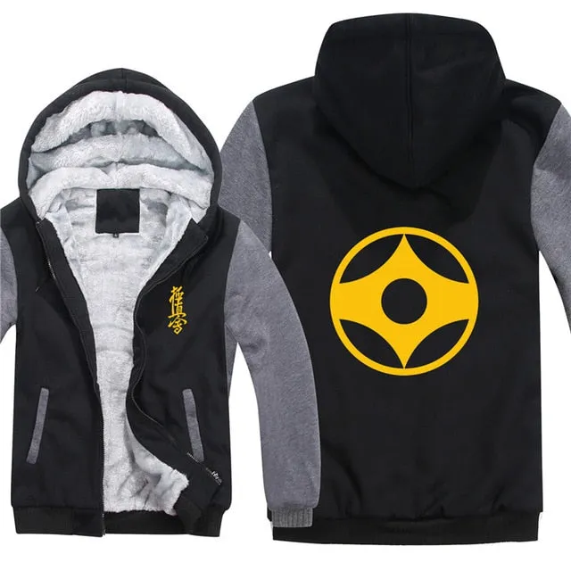 Kyokushin Karate  Pullover  Men Coat  Sweatshirts Hoody bicolored