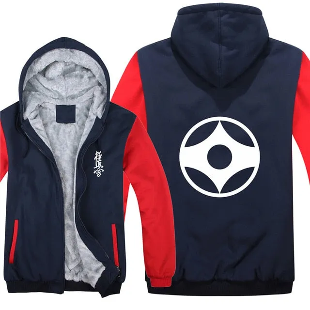 Kyokushin Karate  Pullover  Men Coat  Sweatshirts Hoody bicolored
