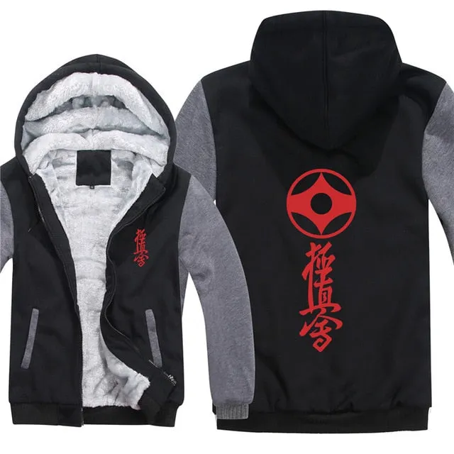 Kyokushin Karate  Pullover  Men Coat  Sweatshirts Hoody bicolored