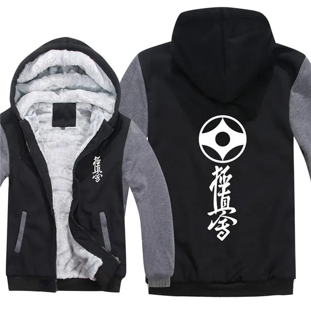 Kyokushin Karate  Pullover  Men Coat  Sweatshirts Hoody bicolored
